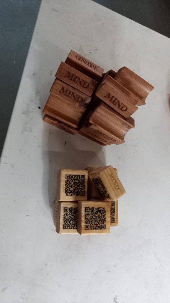 grabado qr sobre madera- prosolda laser